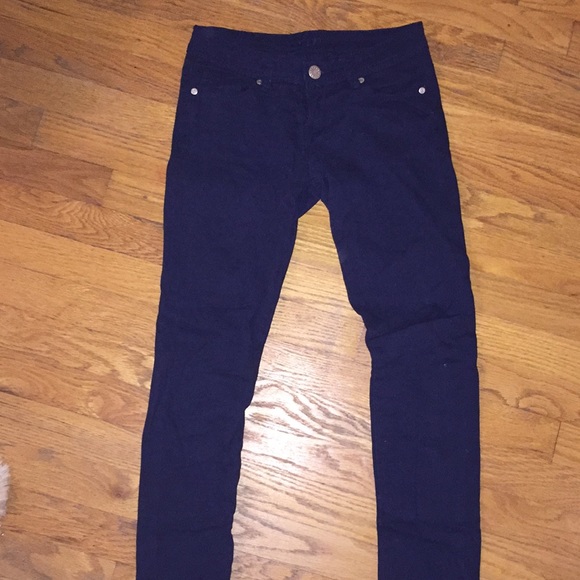 Dark blue skinny pants - Picture 3 of 3